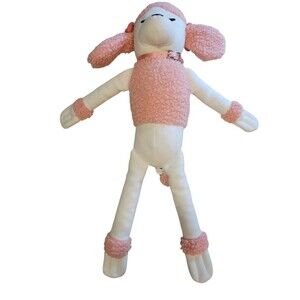 Target Pillowfort Poodle Plush Stuffed Animal Pink And White 22"